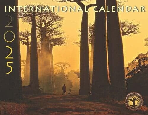 Cover of the 2025 Peace Corps Calendar with a picture from Madagascar